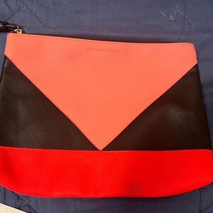 Victoria's Secret Black, Pink, and Red Clutch